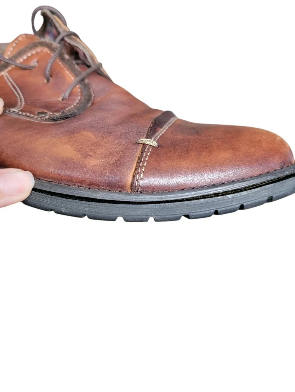 Bed|Stü Repeal Leather Cap Toe Oxford's
